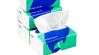 Papel de tecido facial macio