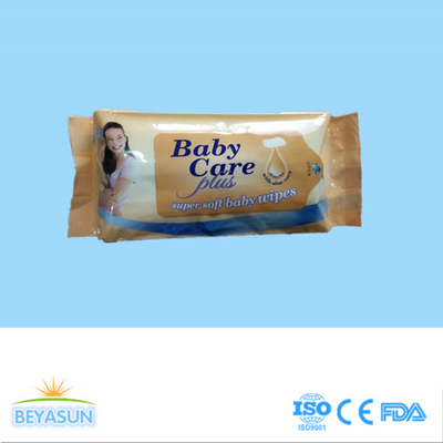 Tamanho molhado descartável das limpezas 20x15CM do ingrediente natural de 100% para o bebê