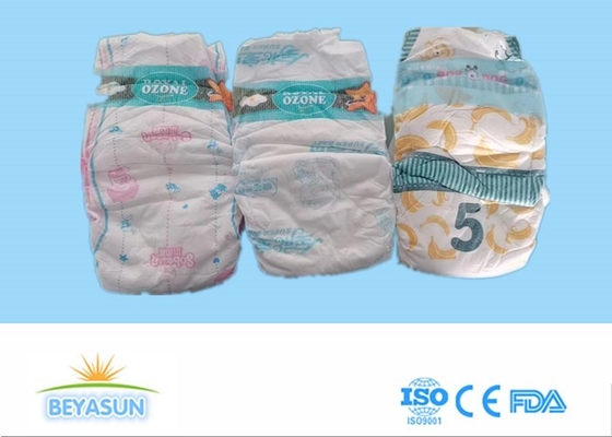 O OEM mima o bebê que os tecidos personalizaram a fralda superior do algodão descartável