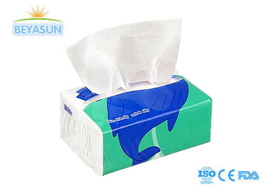 Papel de tecido facial 100% de madeira virgem para casa