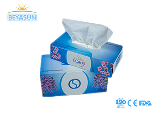 Soft 2 Ply 14GSM Papel de madeira virgem Pulpa de madeira branco caixa de cubo Tecido facial