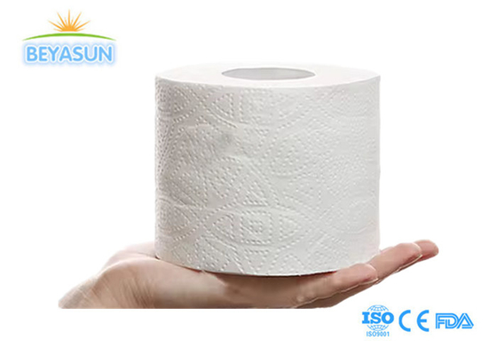 Fábrica Ultra Soft Papel de tecido sanitário a granel Rolos padrão 3 camadas papel de banheiro rolo