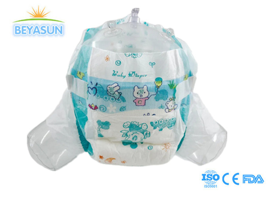 Prevenção de fugas 3D Fraldas descartáveis para bebê para 16-18 libras Alta absorção e suavidade