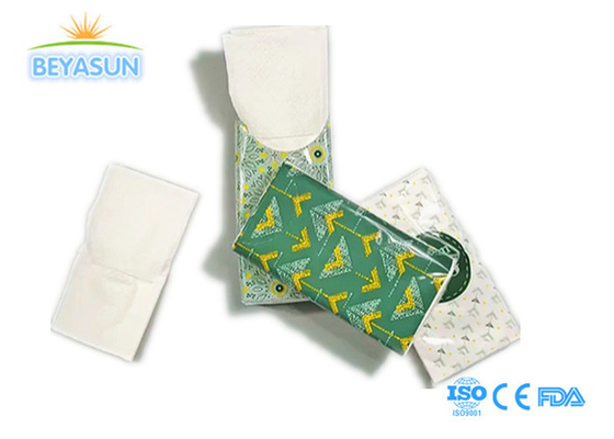 Papel de tecido de bolso mini virgem para viagens ou uso diário