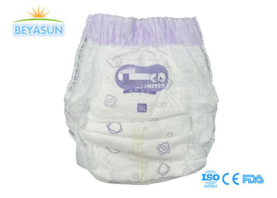 Banda de cintura de bolha Bebê OEM Fabricante fita de noite descartável roupa de bebé calças de fraldas com filme respirável