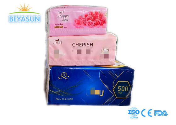 Papel de Lenço Facial por Atacado com Logotipo Personalizado Ecológico 3 Camadas 4 Camadas Lenços Faciais de Limpeza 400 Folhas