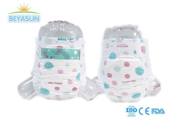 Fraldas descartáveis de bebê de alta absorção para recém-nascidos Logotipos personalizados
