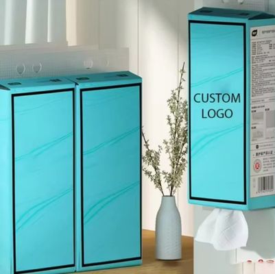 Hanging Bottom - Pull Tissue 500-1800 Sheets with Big Package with Wholesale Price for Wall Hanging Facial Tissue