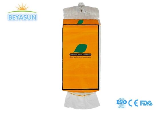 Papel de tecido de extracção de fundo de novo estilo logotipo de marca personalizado papel de tecido facial pendurado